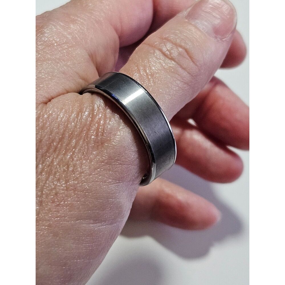 Tungsten Forever silver colored ring size 13